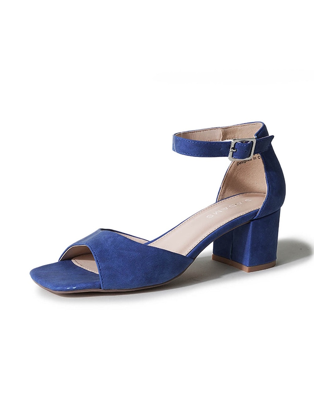 J. Adam's RUTH Women's heel Blue Nubuck NIB 8.5 MSRP $52